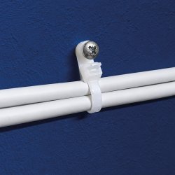Kabelbindere med monteringshoved (100 stk.)