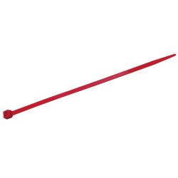 Kabelbindere - R&oslash;d (100 stk.)