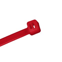 Kabelbindere - R&oslash;d (100 stk.)