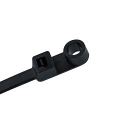 UV Kabelbindere med monteringshoved (100 stk.)