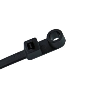 UV Kabelbindere med monteringshoved (100 stk.)